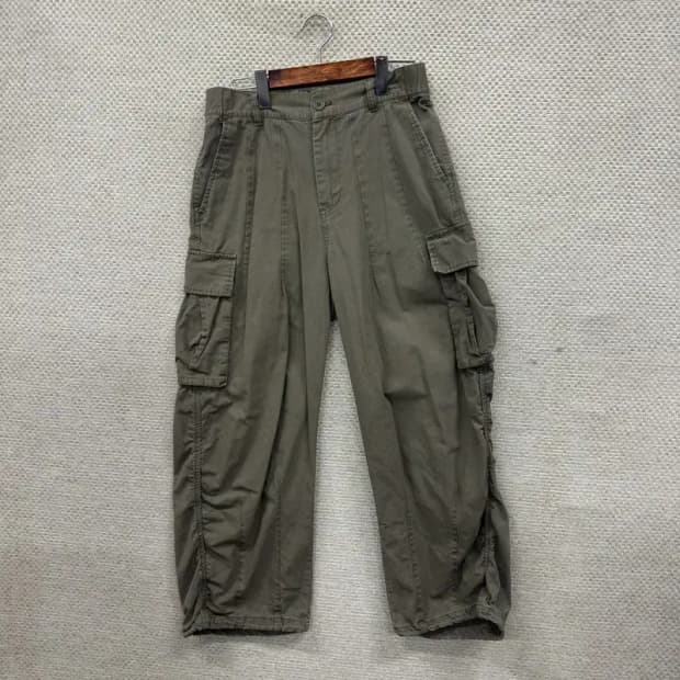 에이치앤엠 Y2K 밴딩 카고팬츠 면바지 S A04958