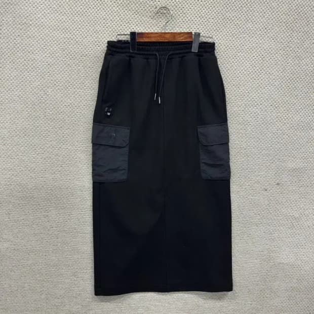 라이프워크 캐주얼 카고 니트 밴딩 스커트 F A04962