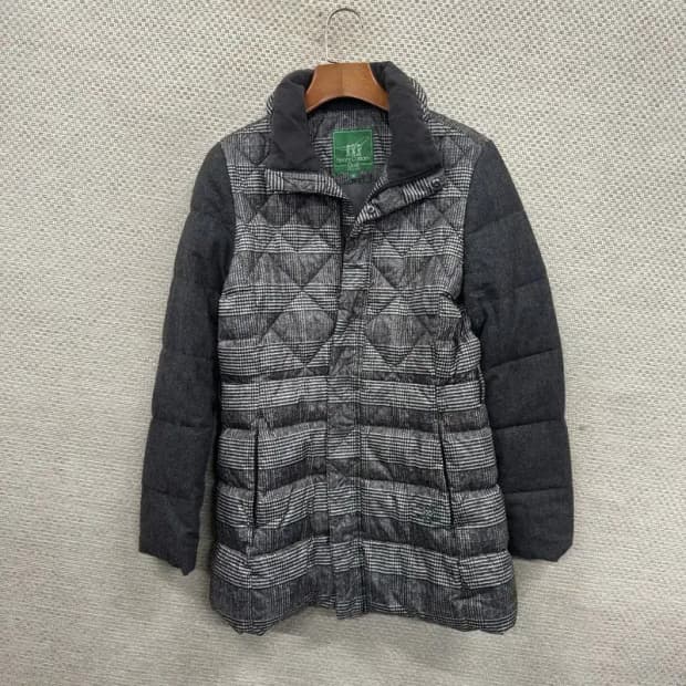 헨리코튼 골프 울 오리털 덕다운 미디 패딩 90 A04936