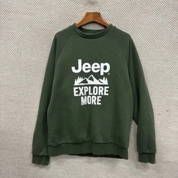 지프 JEEP 캐주얼 빅프린팅로고 약기모 스웻셔츠 맨투맨 L A04943