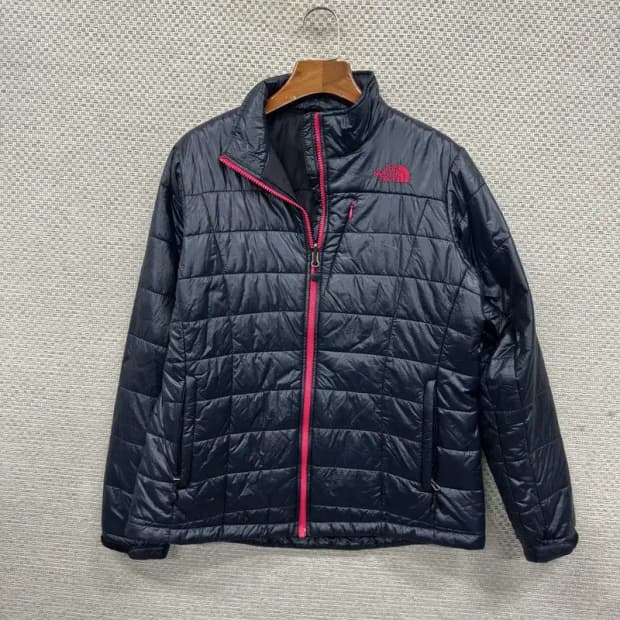 노스페이스 아웃도어 자수로고 퀄팅 패딩 자켓 90 A04947
