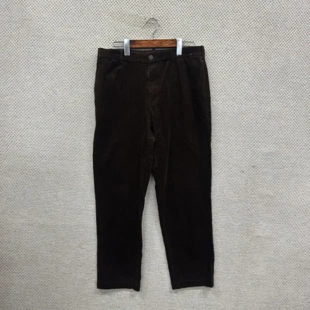 유니클로 재팬 캐주얼 브라운 코듀로이 골덴 바지 M A05038