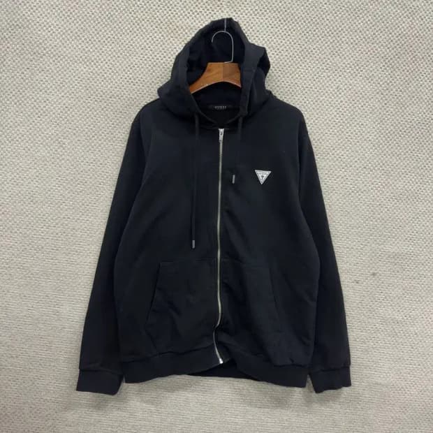 게스 캐주얼 프린팅로고 후드집업 XL A05024