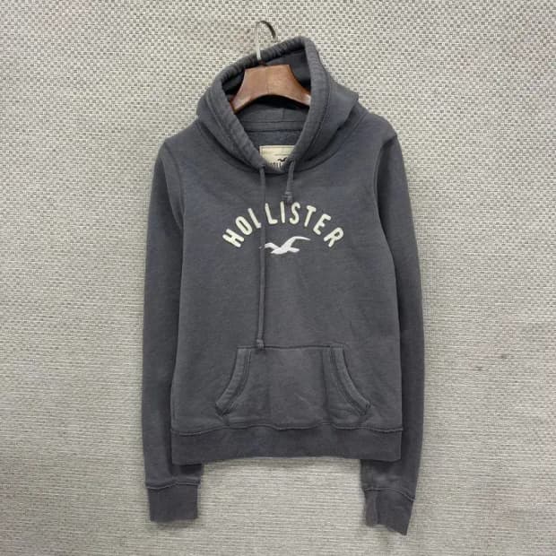홀리스터 캐주얼 약기모 자수 후드티 M A05095