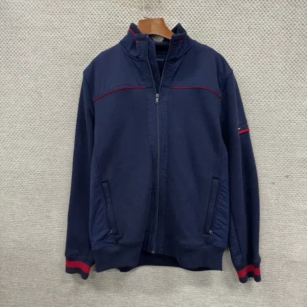 타미힐피거 캐주얼 사이드로고 남자 자켓 L A05113