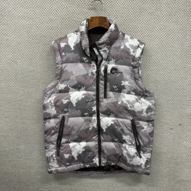네파 아웃도어 밀리터리 카모 패딩 조끼 베스트 95 A05260