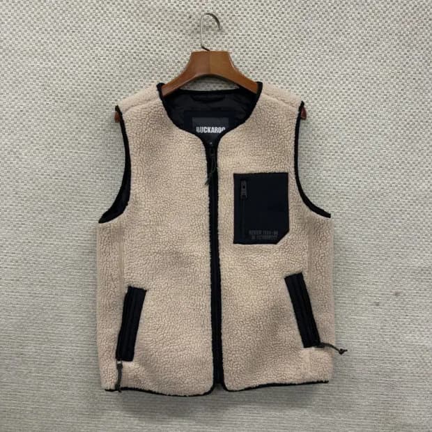 버커루 캐주얼 양털 플리스 후리스 조끼 베스트 S A05267
