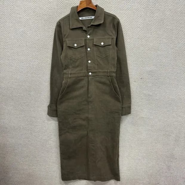 블랙업 캐주얼 투포켓 점프수트 원피스 M A05248