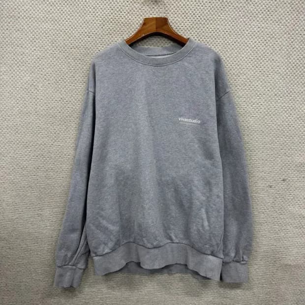 비바스튜디오 캐주얼 프린팅로고 스웻셔츠 맨투맨 L A05327