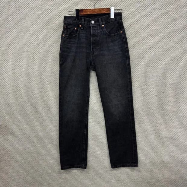 리바이스  501 빅E 블랙진 흑청바지 24인치 A05362