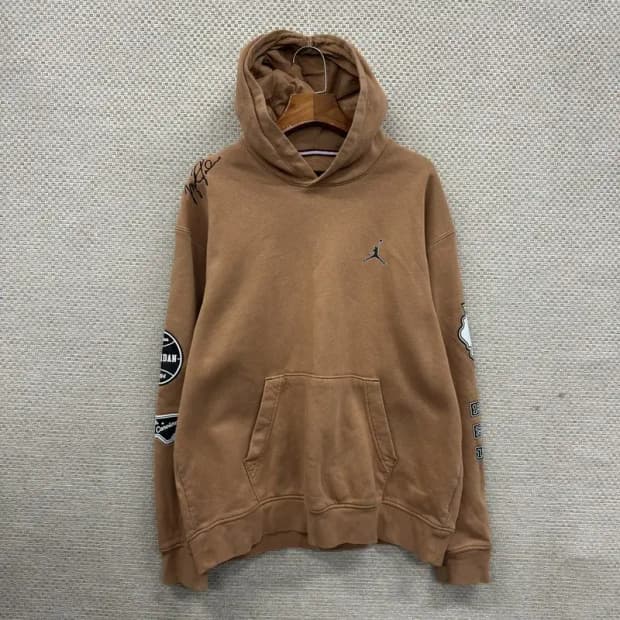 나이키 조던 캐주얼 프린팅로고 약기모 후드티 XL A05405