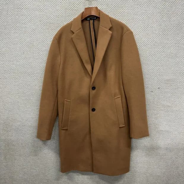 자라 ZARA 캐주얼 버튼 롱 코트 자켓 L A05430