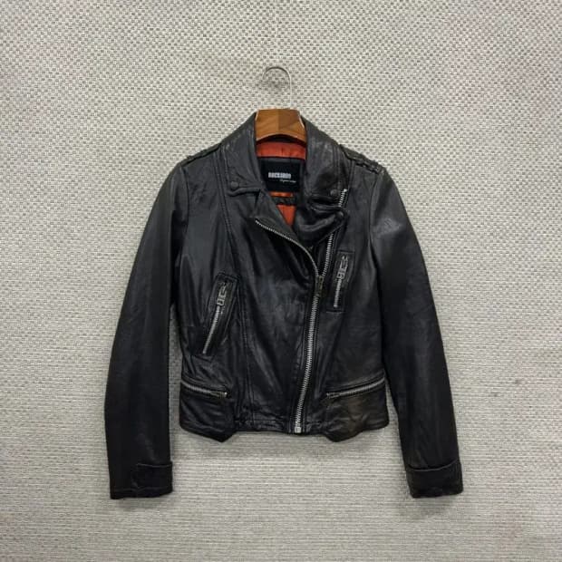 버커루 빈티지 라이더 양가죽 자켓 XS A05491