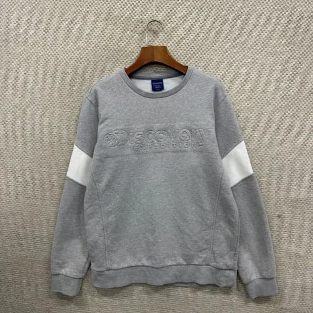 디스커버리 캐주얼 빅로고 스웻셔츠 맨투맨 95 A05504
