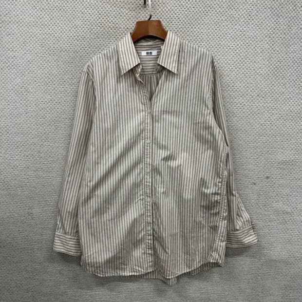 유니클로 U 르메르 캐주얼 긴팔 셔츠 L A05514