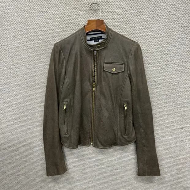 띠어리 빈티지 라이더 양가죽 자켓 80 A05492