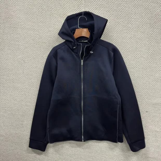 캘빈클라인 캐주얼 무지 트랙탑 져지 후드집업 M A05568