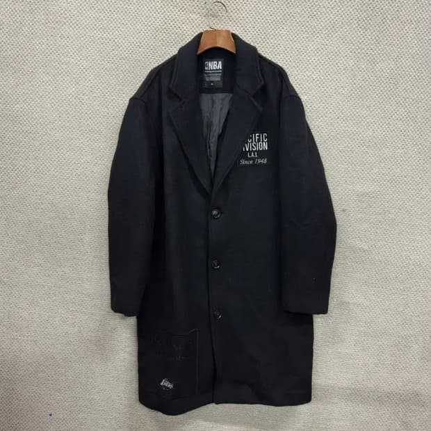 NBA LA 레이커스 버튼 울 코트 자켓 XL A05572