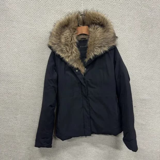 시슬리 캐주얼 퍼후드 패딩 점퍼 90 A05580