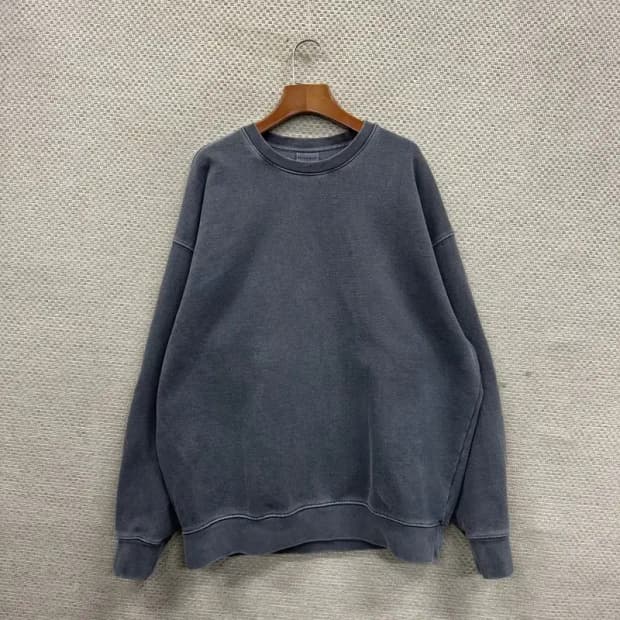 소버먼트 캐주얼 피그먼트 스웻셔츠 맨투맨 XL A05575