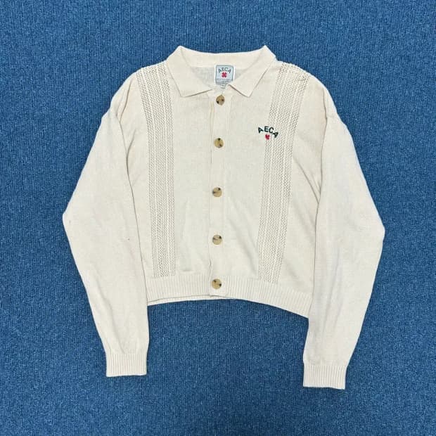 에이카화이트 aeca 가디건