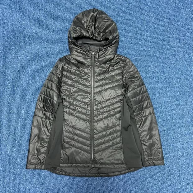 노스페이스 화이트라벨 카키 경량패딩M