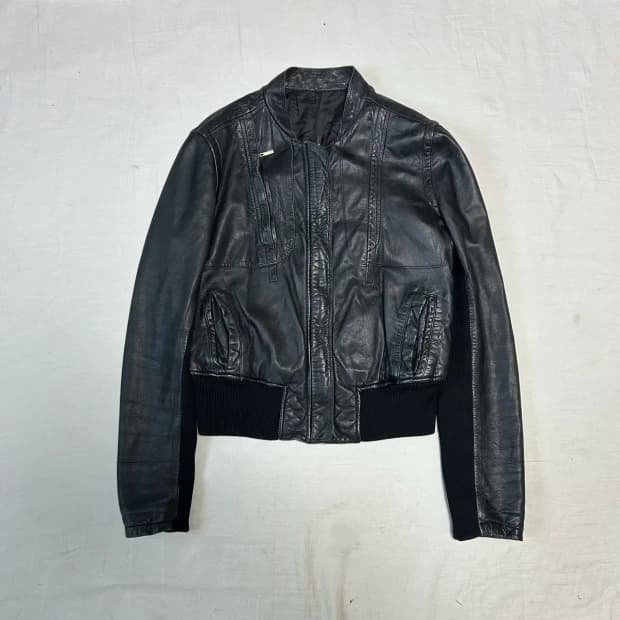 시스템 양가죽 자켓