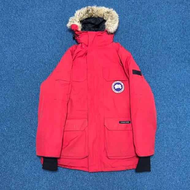 캐나다구스 익스페디션 패딩M 한글케어라벨