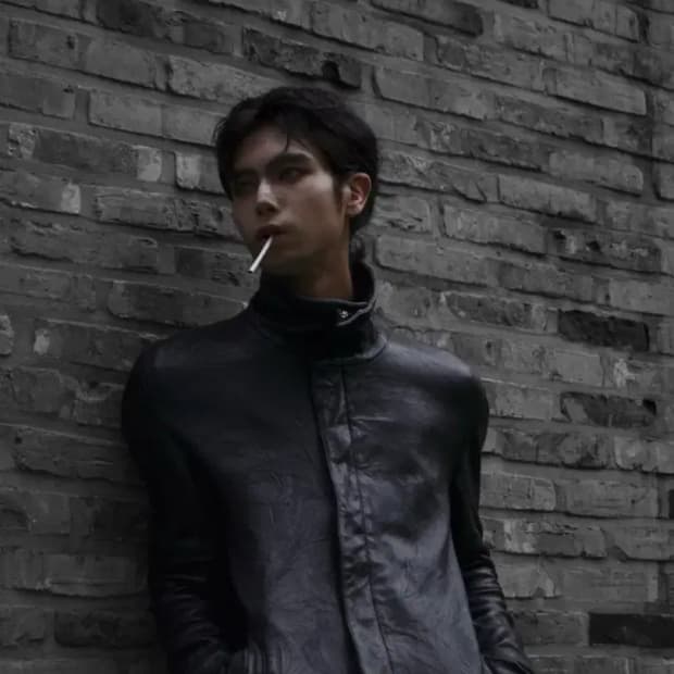 goer 고어 레더 자켓