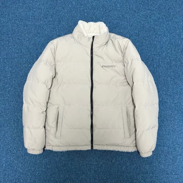 디스커버리 리버시블 양털 뽀글이 패딩