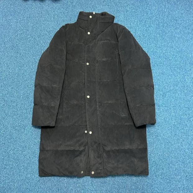 리버클래시 코듀로이 덕다운 롱패딩105