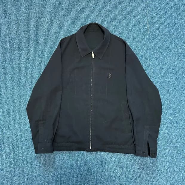 입생로랑 린넨 블루종 자켓105