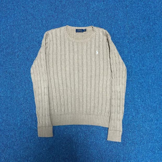 폴로랄프로렌 여성 케이블 니트S