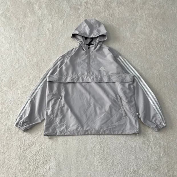 L 아디다스 올드스쿨 아노락 바람막이 100-105