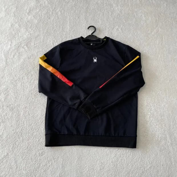 스파이더 블랙 맨투맨 XXL 110