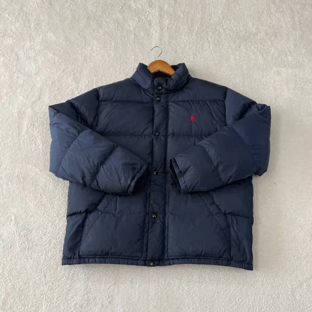 폴로 푸퍼 네이비 패딩 XXL