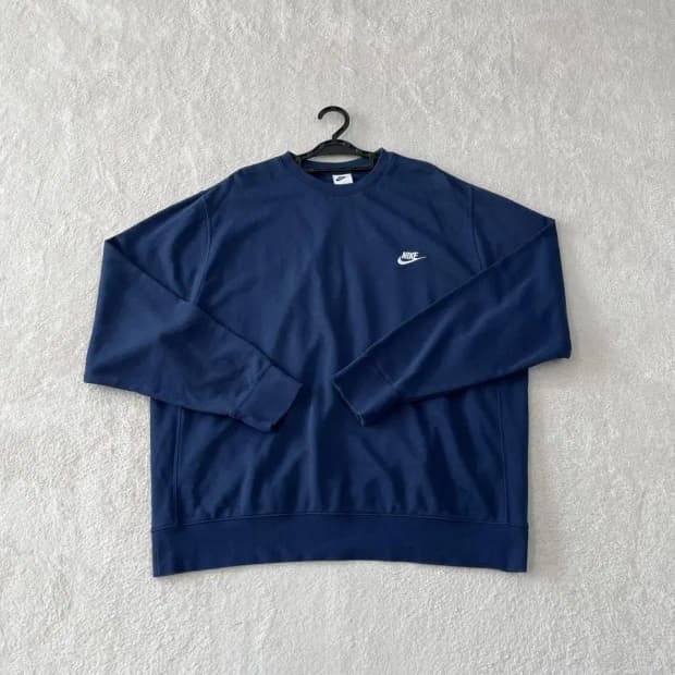 3XL 나이키 신형 맨투맨 네이비 빅사이즈