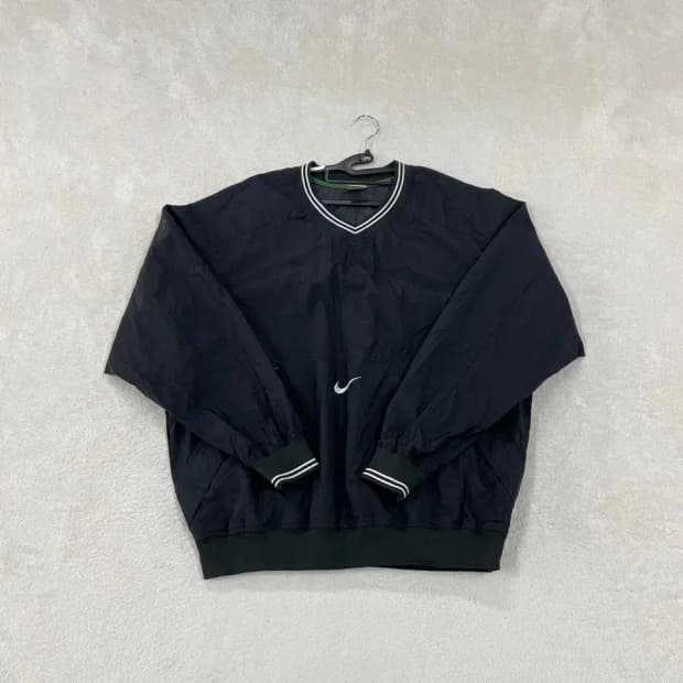L 나이키 올드스쿨 웜업 바람막이 90'S