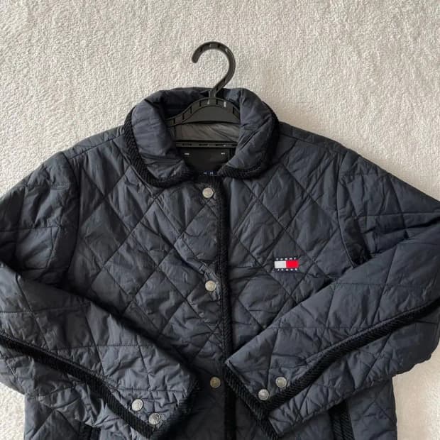 타미힐피거 여성 2024 퀼팅자켓 쇼트패딩 XS