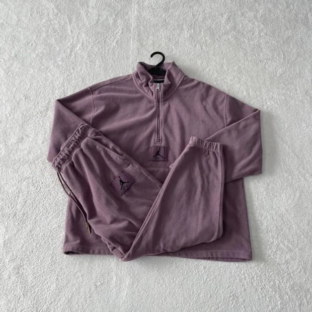 XXL 조던 에센셜 후리스 세트 자켓 바지