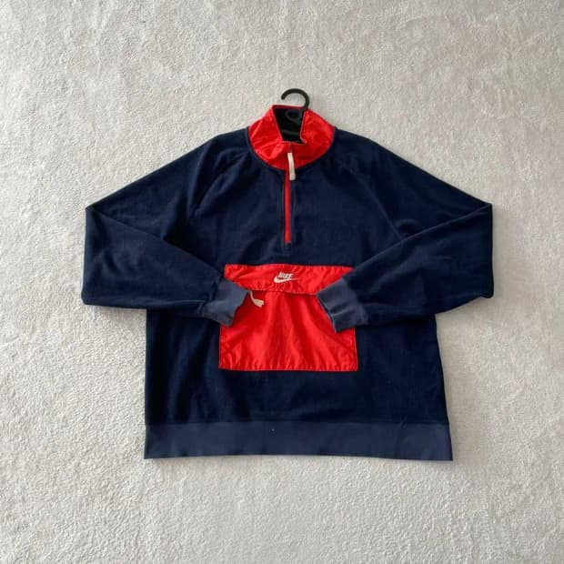 XXL 나이키 후리스 하프집 풀오버 110