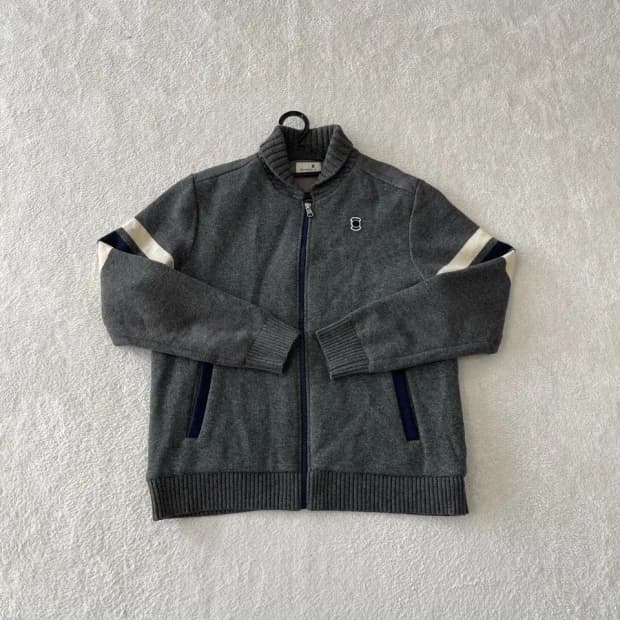 105 와이드앵글 남성 방풍패딩니트집업 자켓 XL