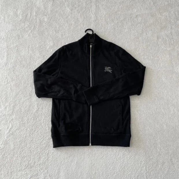 M 버버리 블랙라벨 니트집업 자켓 남성 95