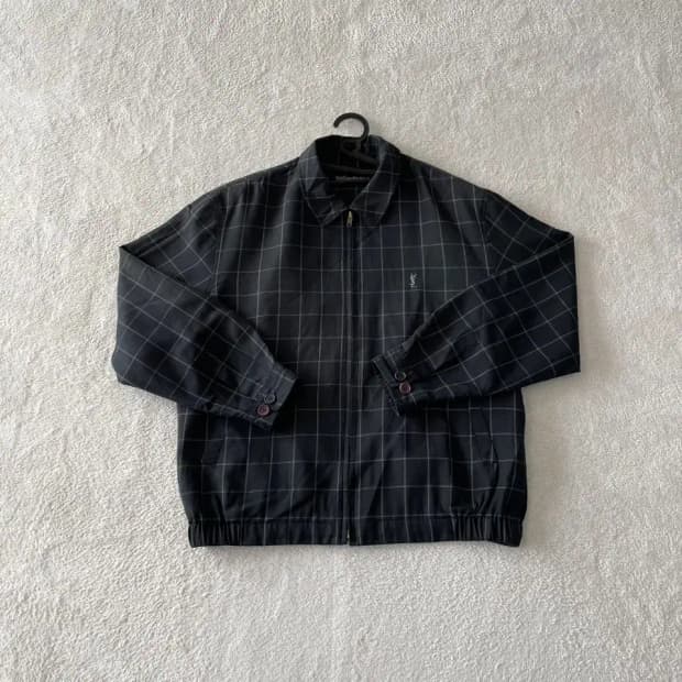 XL 입생로랑 올드스쿨 블루종 자켓 105