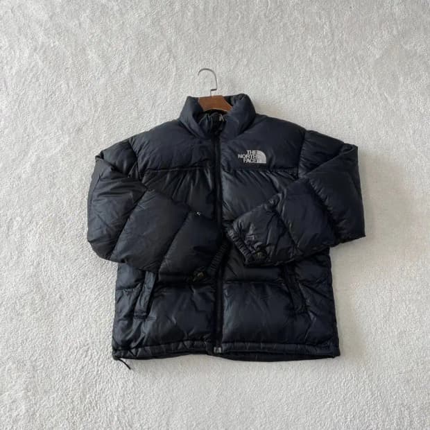 S 노스페이스 눕시 700 블랙 패딩 90