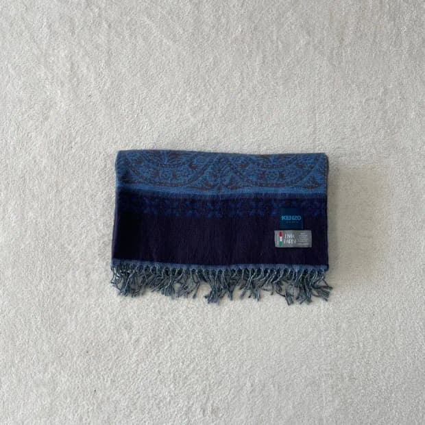 겐조 에스닉 와이드 머플러 숄 목도리