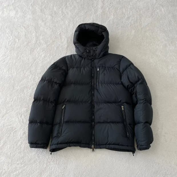 M 폴로 블랙 덕다운 패딩