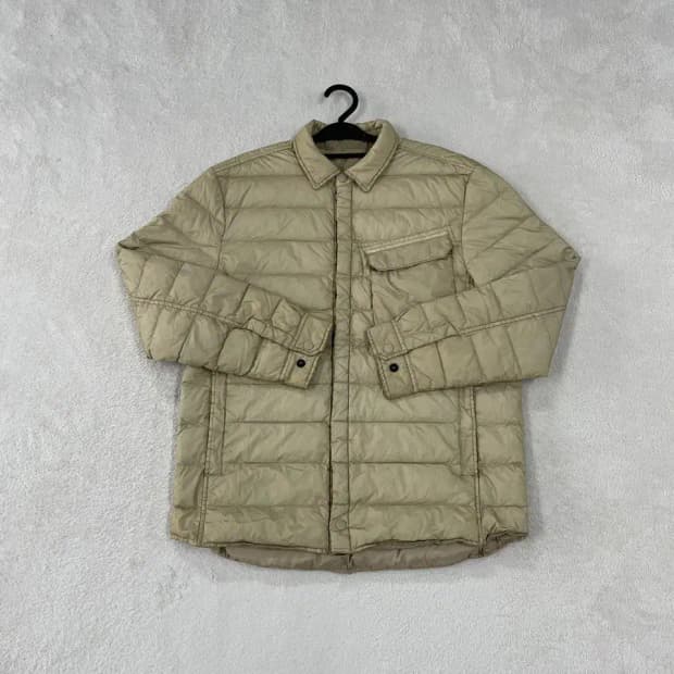 L 시리즈 가먼트다잉 다운패딩셔츠자켓 SERIES 100