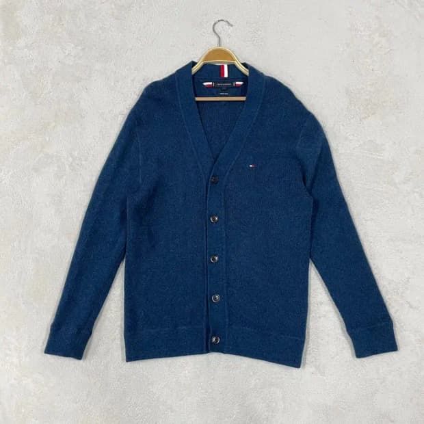 95 타미힐피거 신형 울 니트가디건