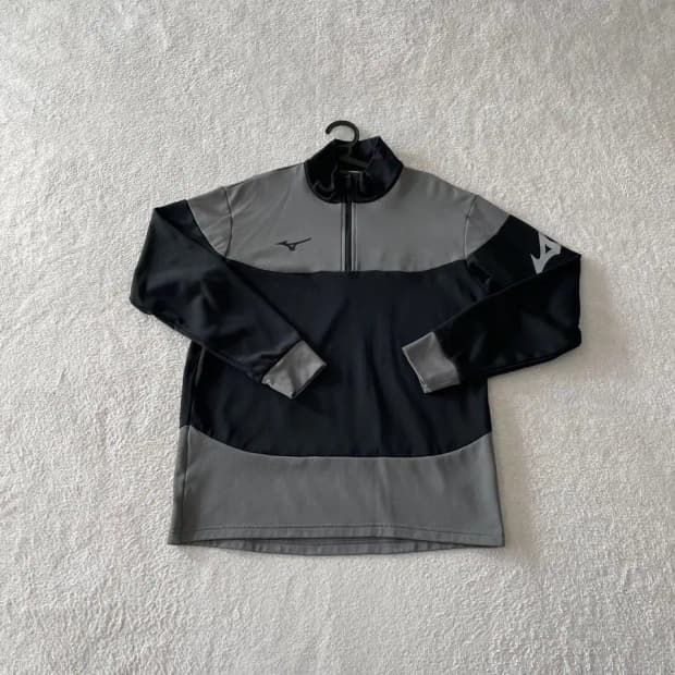 L 미즈노 풋볼 기모 긴팔져지